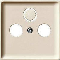 Лицевая панель Schneider Electric Merten Antique для 3-м. розетки TV+R+SAT бежевый картинка